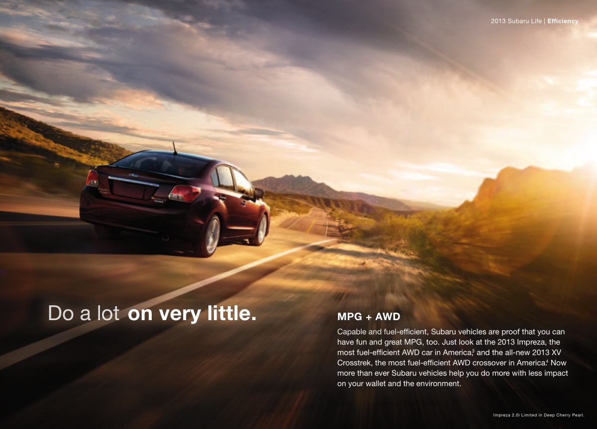 2013 Subaru Brochure Page 5